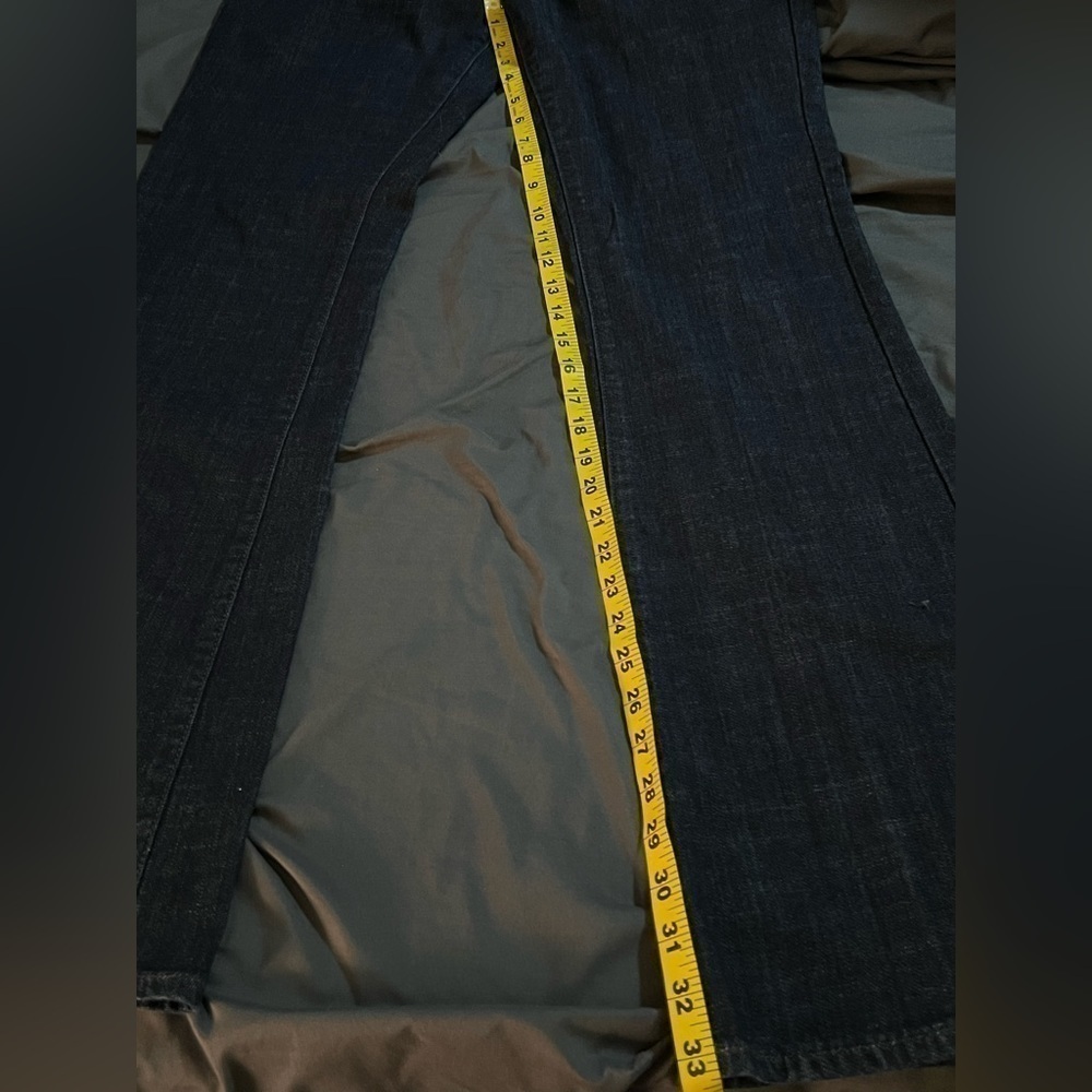 LONDON Flare Jean Dark Wash size 14 - Picture 7 of 7